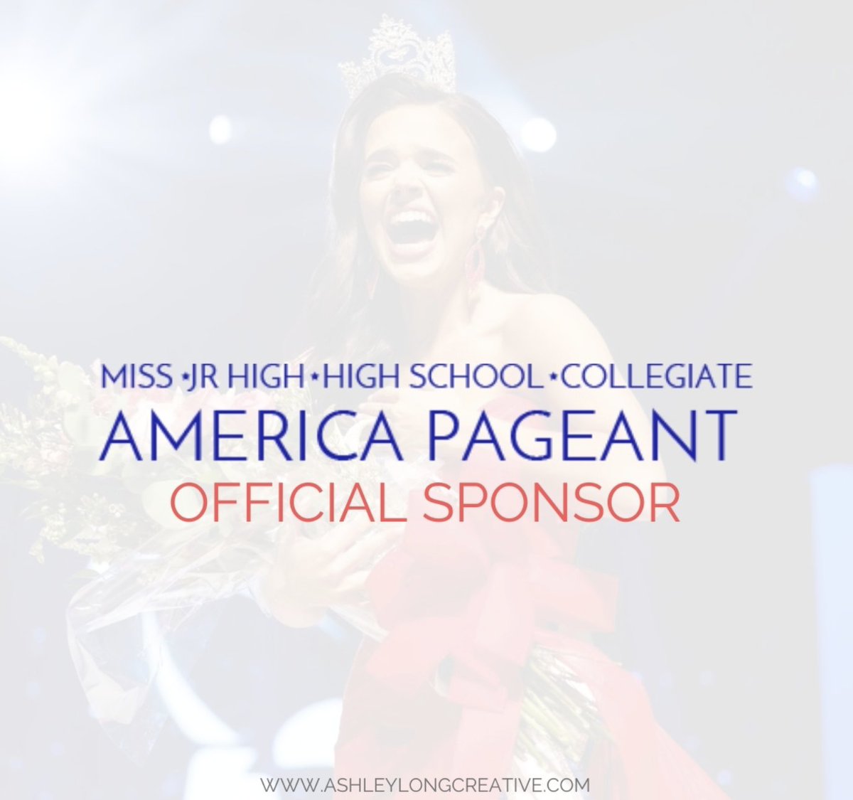 🌟I am thrilled to share that I am now an official photography sponsor for the Miss Jr. High, High School, &amp; Collegiate America Pageant! 📸✨