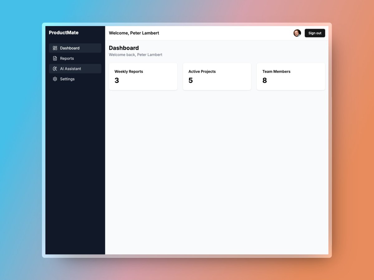 Kicking off a new build with a 48 hour hackathon. For this project I'm experimenting with Claude and Cursor to speed up the build. One hour in and we have a working Next.js app with Auth and a basic layout. #BuildInPublic