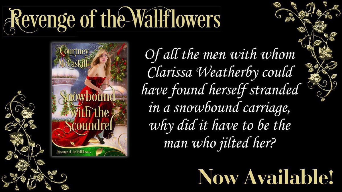 There’s a new Revenge of the Wallflowers book out this week, me hearties. Congrats to <a href="/CourtneyMcCask3/">Courtney McCaskill</a> on the release of Snowbound With the Scoundrel!!! 🎉🎊🎉

bookbub.com/books/snowboun…

#RevengeoftheWallflowers #WallflowersRevenge #booklovers #books