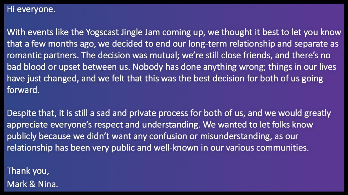NinaSerena's tweet photo. It has been a tough &amp; heart-breaking year but we're ready to publicly announce. I just ask everyone respects our privacy during this. ty <3 https://t.co/fnszD5Xqi1