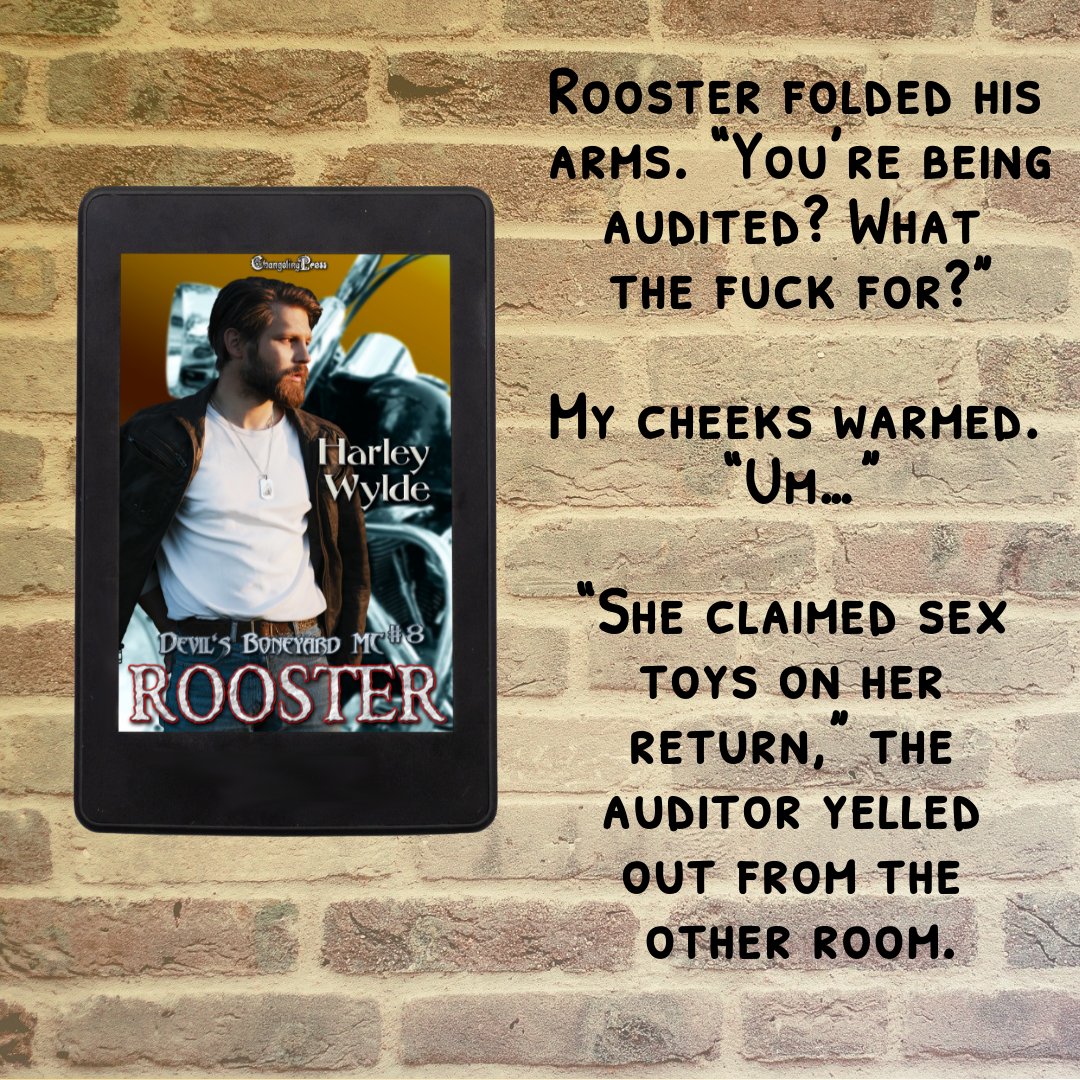 He’s cocky. 🐓

She’s sexy. 💋

When they’re together, sparks fly. 🎇

Get ROOSTER (Devil’s Boneyard MC) at Apple Books 
apple.co/3oFwOiF 

#contemporaryromance #agegap