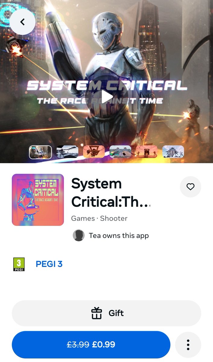 Hippy_Pickle's tweet photo. I really enjoyed the challenge of #SystemCritical2 by @rxpharmacytech when I reviewed it on PSVR2 &amp; was always curious how the first game was. Now I have a Quest 3 I saw that it is currently on sale for 99p!
Absolute bargain price &amp; I'll be doing a quick vid soon!
😁✌️☮️❤️ https://t.co/ev0wdAeFeq