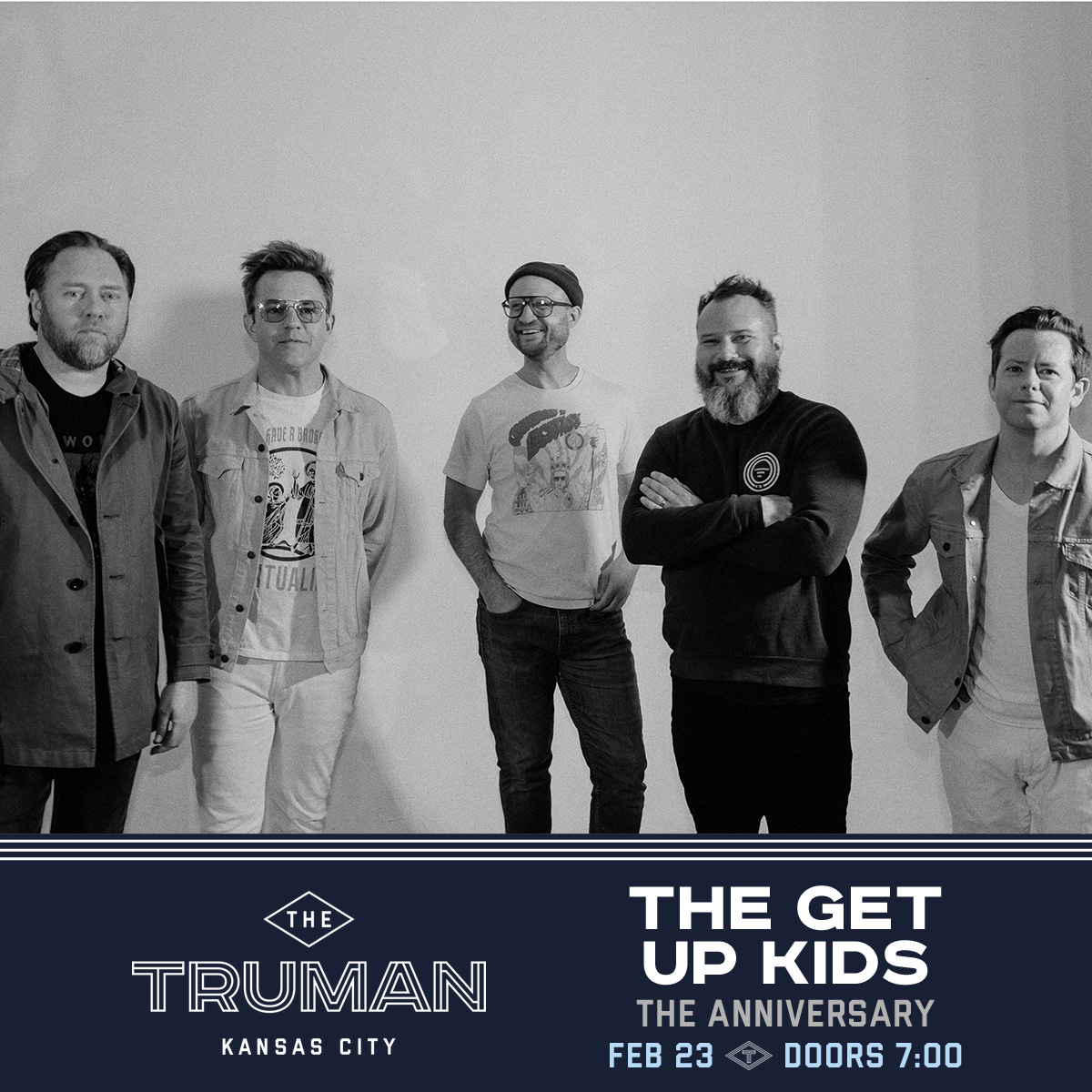🎟️ TICKETS NOW ON SALE FOR:

▪️ The Get Up Kids - February 23rd!

You want this bad ⇒ bit.ly/40zwLdm