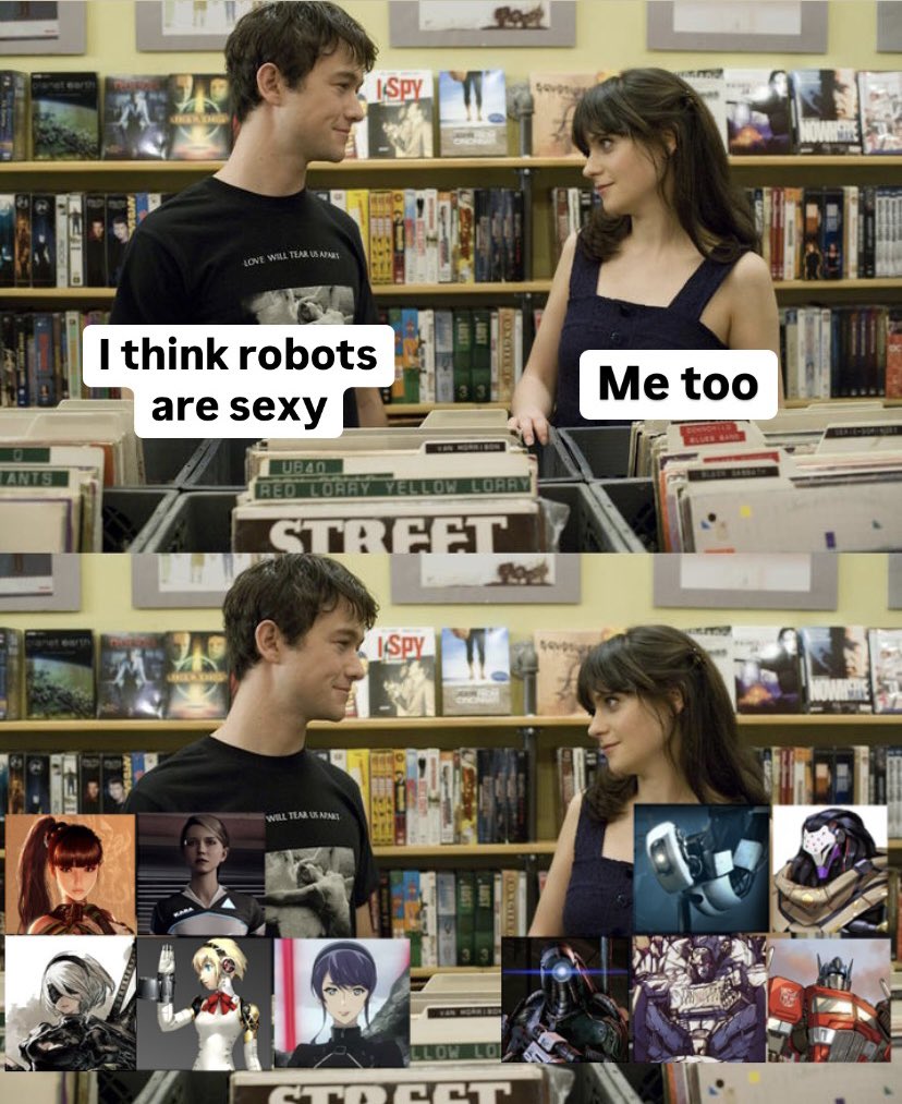Spoke to a guy friend recently about sexy robots and realized halfway that there might have been a misunderstanding