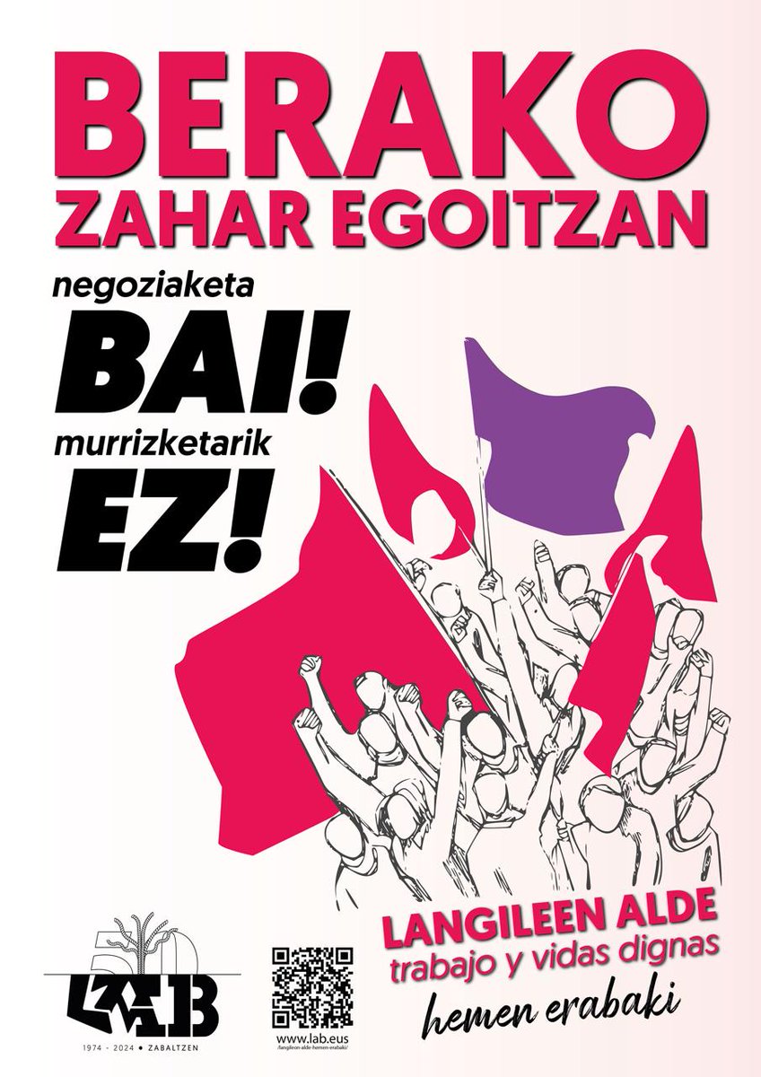 LABsindikatua's tweet image. ✂️ Berako zahar etxeko patronatuak langileei aldebakarrez inposatutako murrizketak salatu ditugu

🖊️ Langileek sinadura bilketa abiatu dute, Berako herritarrei zuzendua,  patronatuari murrizketak alde batera utz ditzan exijitzeko

🔗 labur.eus/ahFPj