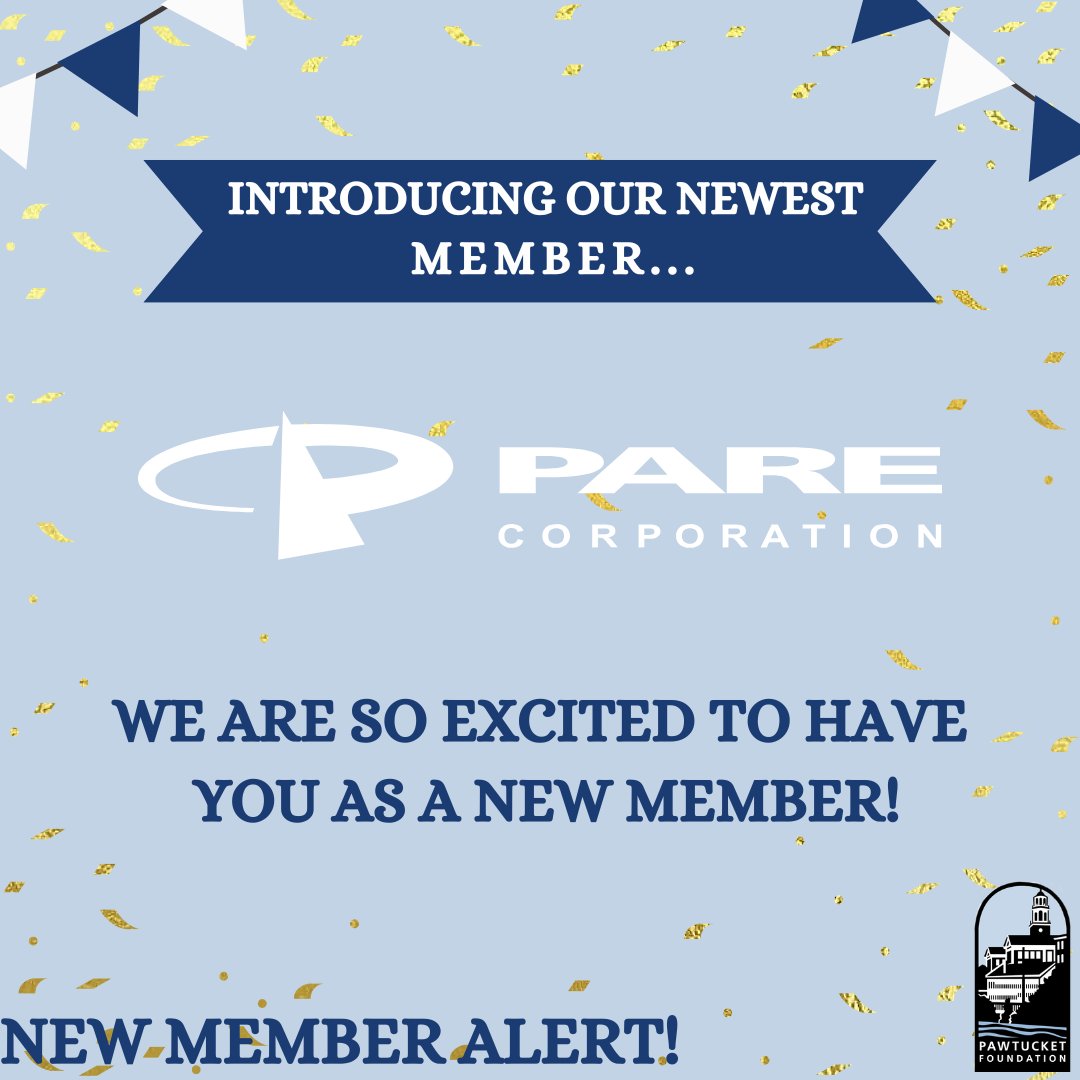 New Member Alert🚨
@parecorporation!
We are so excited to have you be a part of our team! #pawtucketri #rhodeisland #nonprofitorganization #parecorporation