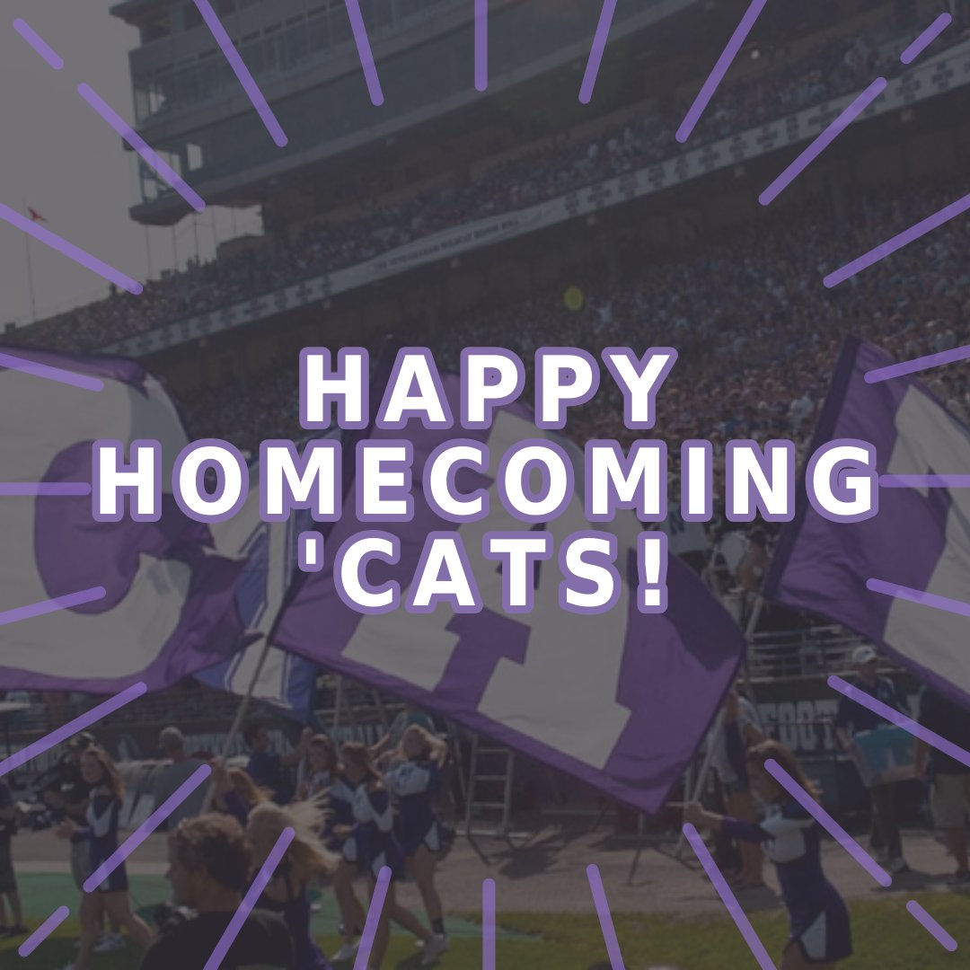 Happy homecoming 'Cats! 💜😺