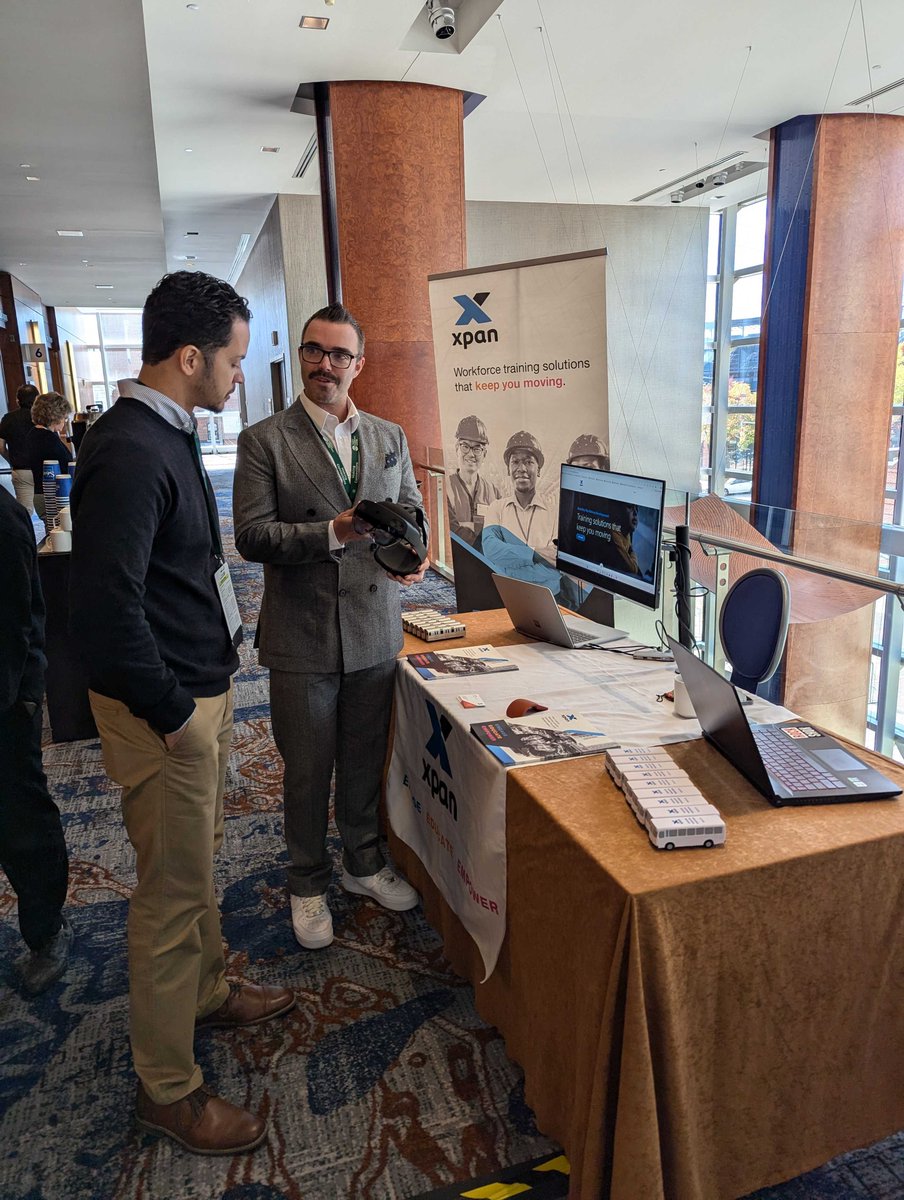 XpanInteractive's tweet photo. Making Connections 2024 is a wrap! We are thrilled to be a part of the conversation on the impact of training and upskilling in the transit sector.

A big thank you to our hosts @Transit Workforce Center (TWC) and everyone who attended.

#TransitWorkforce https://t.co/MQeJArqWWo