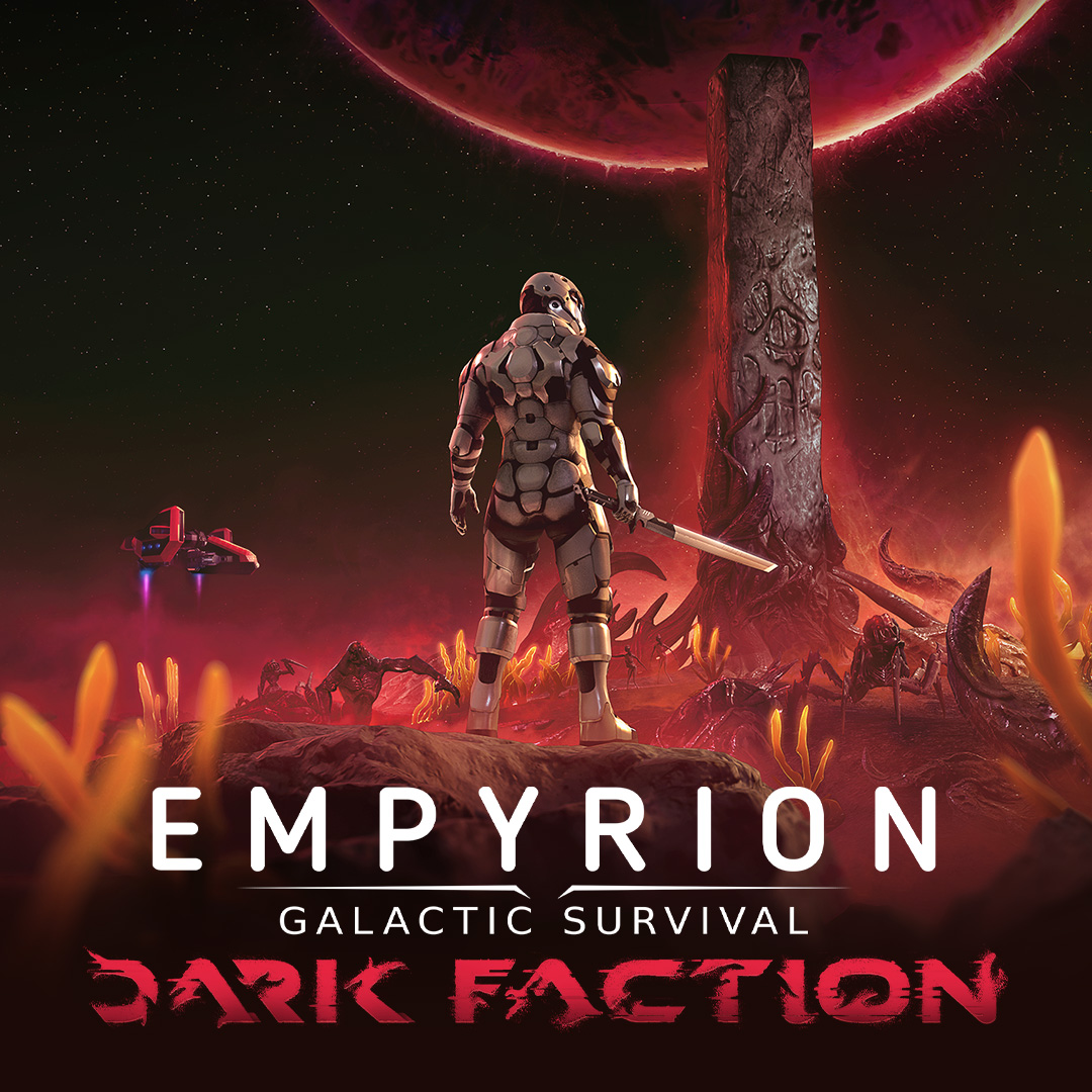 📢Hello Galactic Survivalists!  
We’re excited to announce the upcoming release of the **Dark Faction DLC** on the Epic Store!  

🗓️Mark your calendars: the DLC will be available starting **November 21, 2024**, alongside an exclusive bundle option.  Get ready to explore new