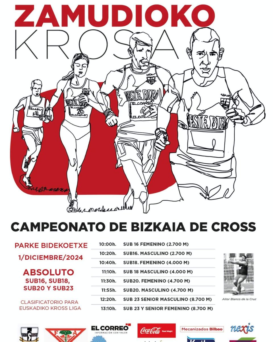 Bizkaiko kros txapelketa, aldiz, Zamudion jokatuko da Beste Bira Loiuren antolakuntzari esker / El campeonato de Bizkaia se celebrará por primera vez en Zamudio bajo la organización del Beste Bira Loiu