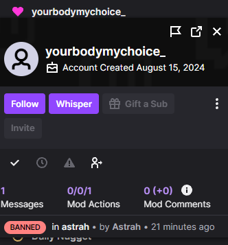 shocked that this was even allowed for a username lol but anyways block and ban in advance!!!