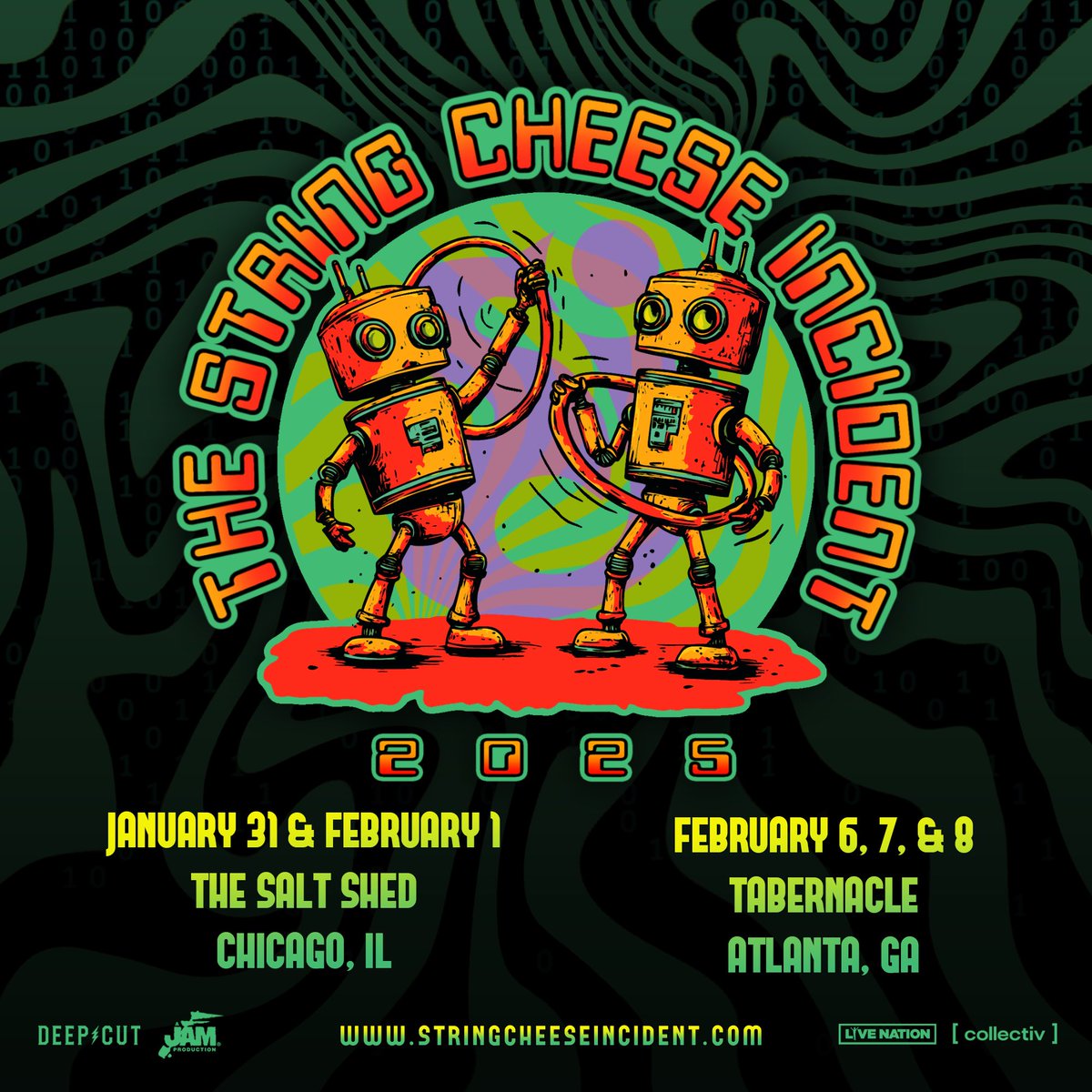 DEEP CUT (@deepcutpresents) on Twitter photo 🧀🎹 CHI + ATL get ready for TWO multi-night runs with <a href="/SCI_Official/">The String Cheese Incident</a>! Join us Jan 31-Feb 1 for their <a href="/saltshedchicago/">The Salt Shed</a> debut, & Feb 6-8 for their long-awaited return to The <a href="/TabernacleATL/">Tabernacle Atlanta</a>! The band celebrated its 30th anniversary this year, and we are too ready to go deep with 🧀🎹 CHI + ATL get ready for TWO multi-night runs with <a href="/SCI_Official/">The String Cheese Incident</a>! Join us Jan 31-Feb 1 for their <a href="/saltshedchicago/">The Salt Shed</a> debut, & Feb 6-8 for their long-awaited return to The <a href="/TabernacleATL/">Tabernacle Atlanta</a>! The band celebrated its 30th anniversary this year, and we are too ready to go deep with