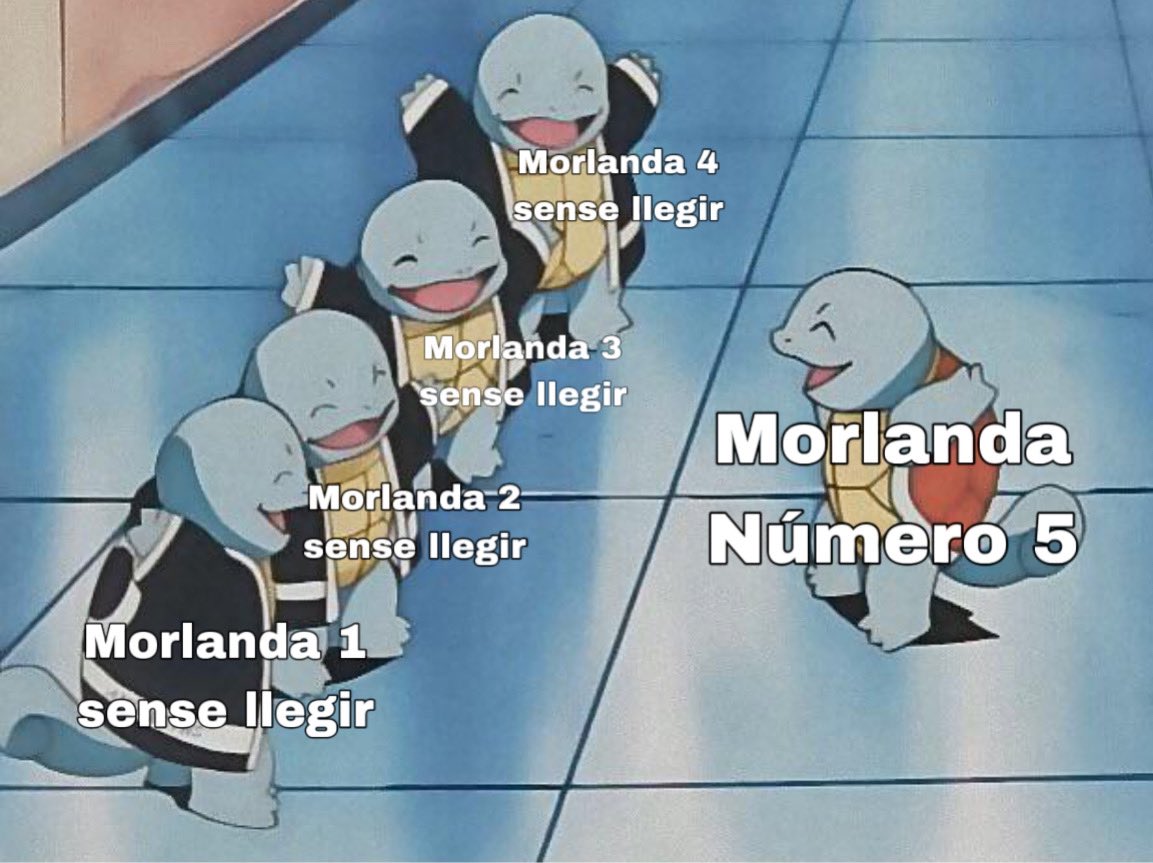 El número 5 arribant: