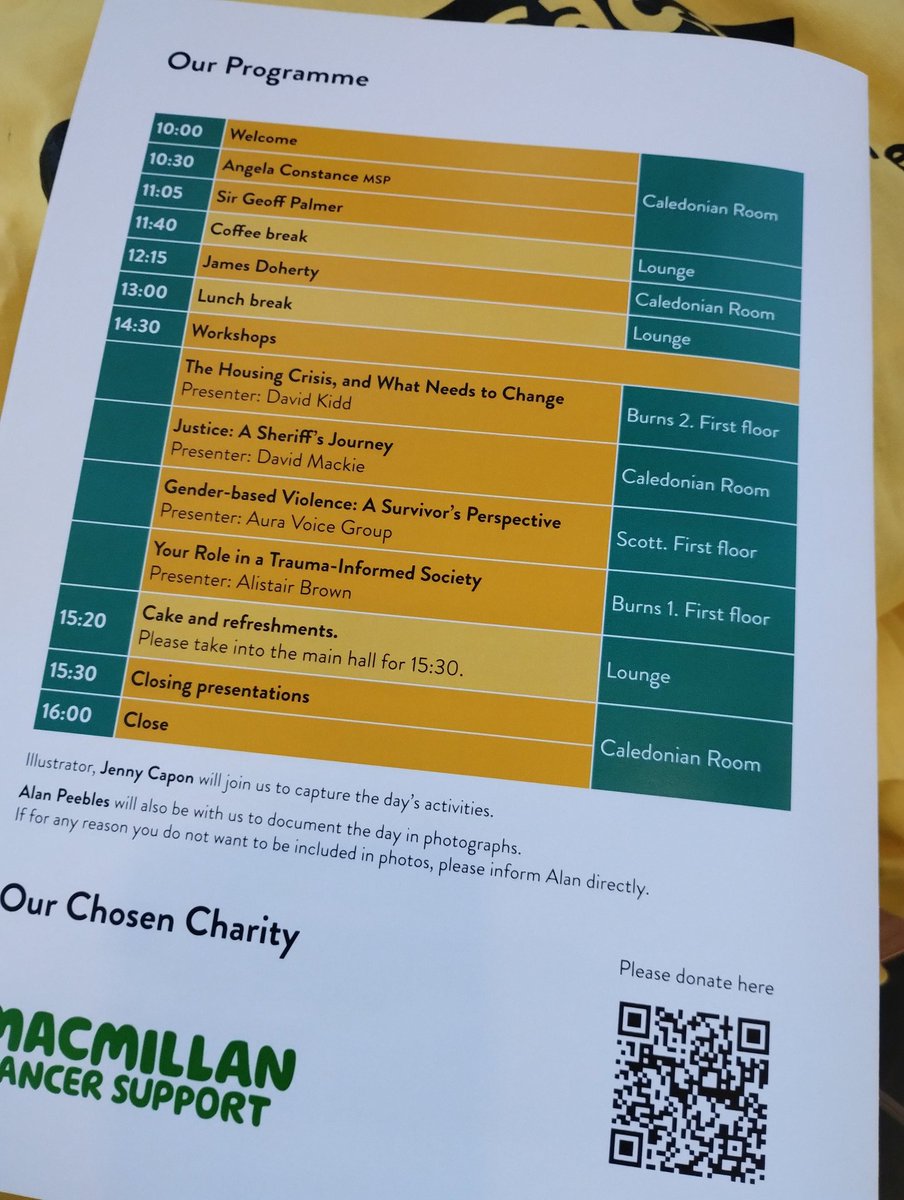 Grateful to get to spend today with colleagues from across our <a href="/SacroScotland/">Sacro</a> services &amp; partners <a href="/FamiliesOutside/">Families Outside</a> &amp; <a href="/streetsoccerSCO/">Street Soccer Scotland</a> connecting and reflecting. Struck by the buzz &amp; energy throughout the day as curiosity &amp; chatter was generated by brilliant guest speakers. 👏❤️