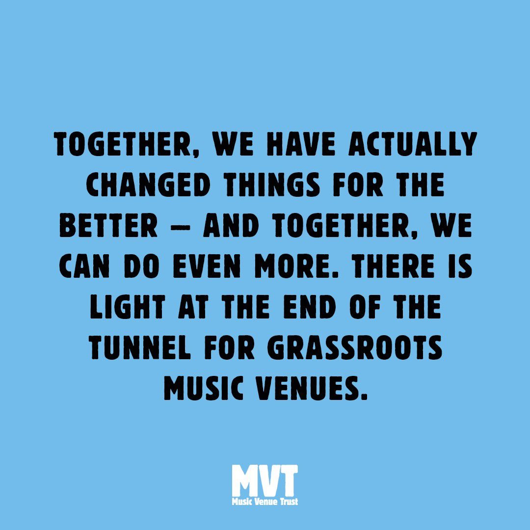 Well done <a href="/musicvenuetrust/">Music Venue Trust</a> 👏