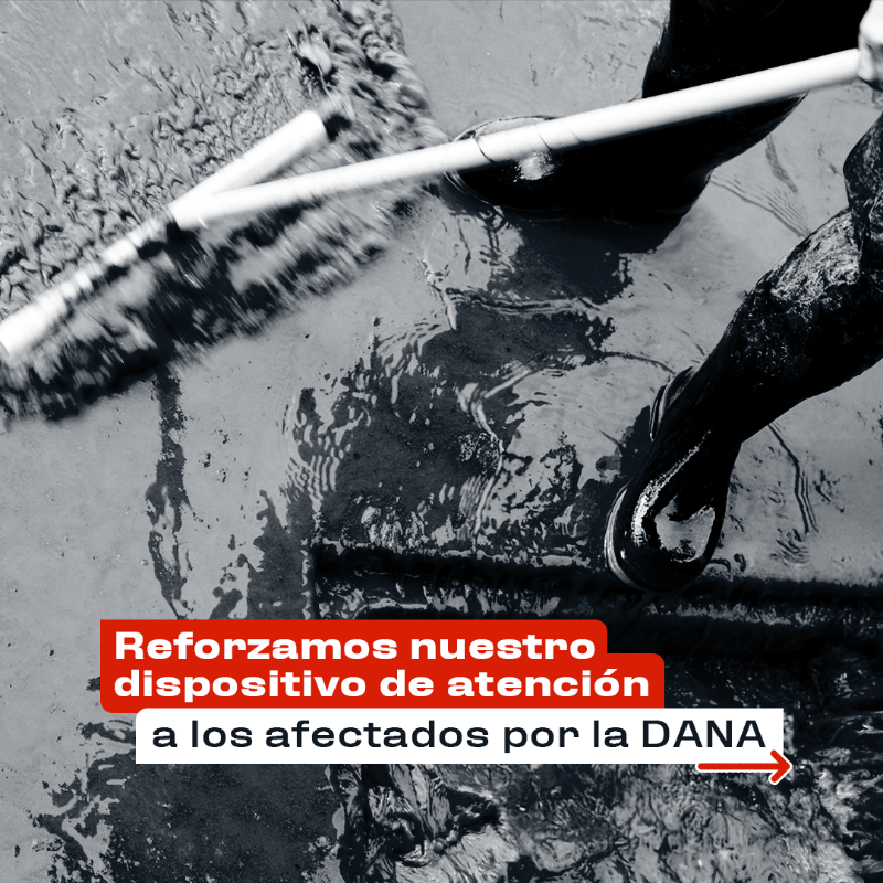 MAPFRE_ES's tweet photo. Estas son algunas de las nuevas medidas que hemos implementado para reforzar nuestro dispositivo y ayudar a todos los afectados por la #DANA. Seguimos trabajando cada día para que puedan volver a la normalidad lo antes posible.