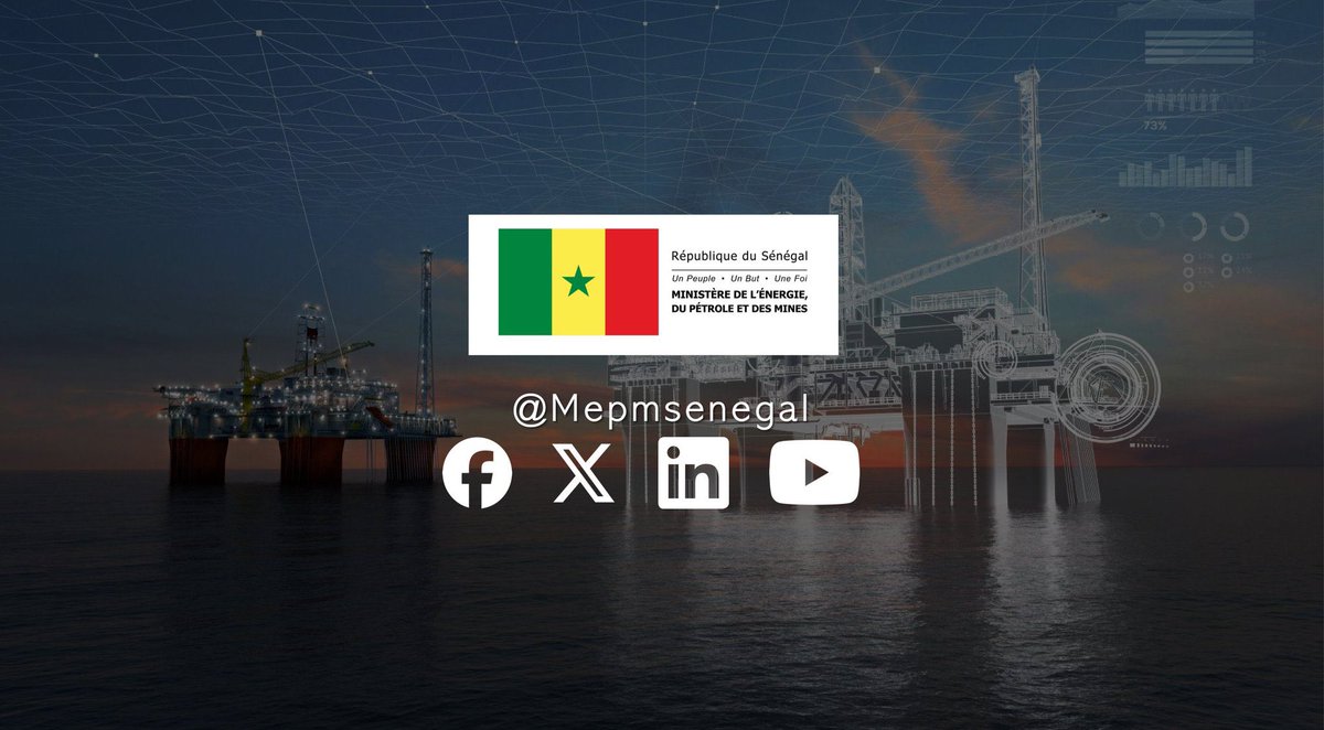 Ce jeudi 14 novembre 2024, mes services ont publiés les résultats de la production de pétrole de Sangomar pour le mois d'octobre. D'autres résultats de projets pétroliers et miniers vont être publiés. 
"Li ñëp bokk, ñëp xcm ko, ñëp jot ci".

#MEPM #Hydrocarbures
#jubjubbaljubanti