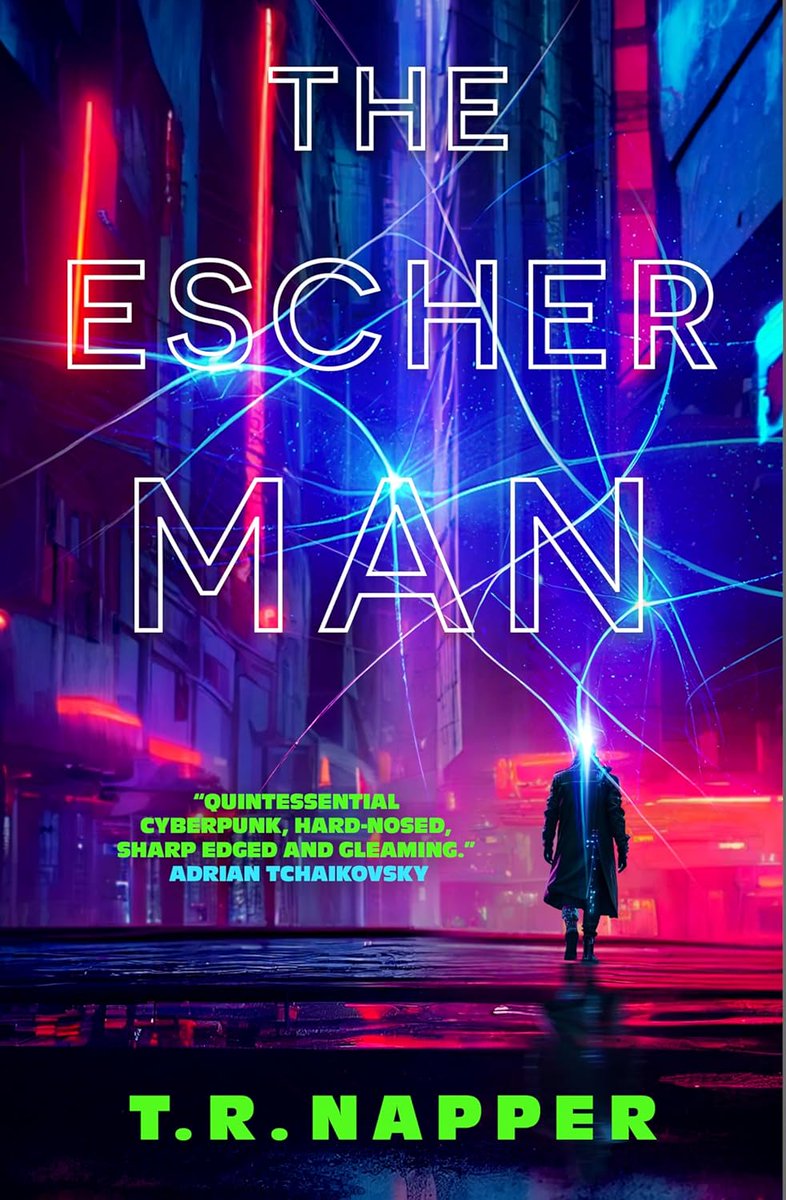 My complete review of <a href="/TheEscherMan/">T. R. Napper</a>'s brilliant and compelling The Escher Man is up on Goodreads. I only hope I did it justice.
goodreads.com/review/show/69…