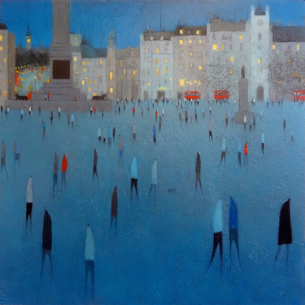 'Blue Light' by Brighton-based UK artist Emma Brownjohn #WomensArt