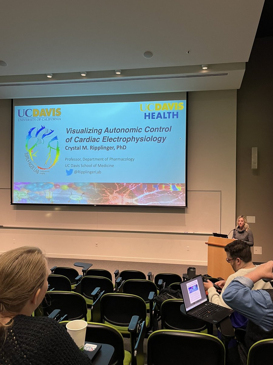 Silvia Marchiano (@silviamarchia) on Twitter photo Beyond excited for today’s #breakfastclub distinguished lecturer! <a href="/RipplingerLab/">Crystal Ripplinger</a> from <a href="/UCDAVISPharmac1/">UC Davis Pharmacology</a> showing us her research on #autonomic control in the #heart! ✨♥️ Beyond excited for today’s #breakfastclub distinguished lecturer! <a href="/RipplingerLab/">Crystal Ripplinger</a> from <a href="/UCDAVISPharmac1/">UC Davis Pharmacology</a> showing us her research on #autonomic control in the #heart! ✨♥️