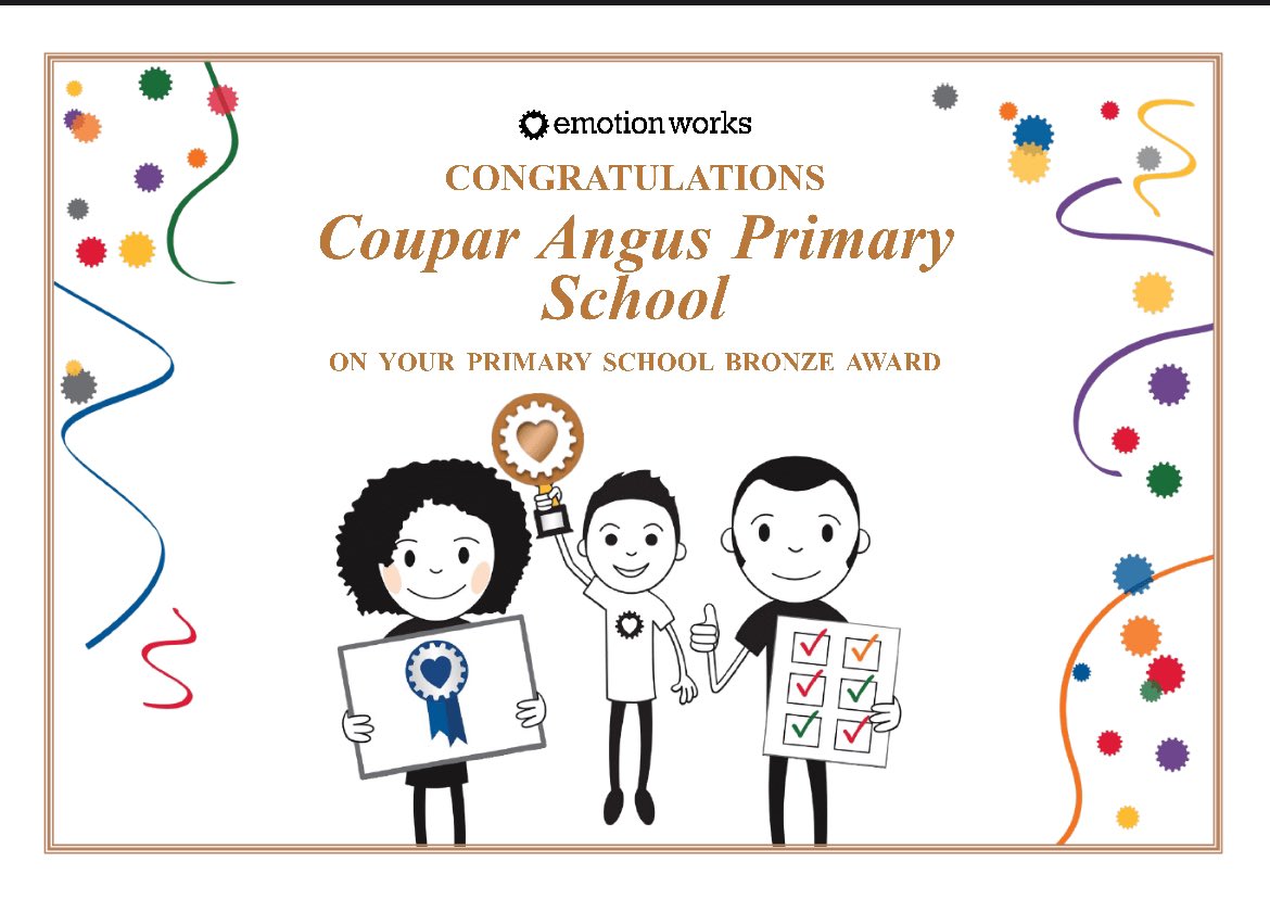 Coupar Angus Primary School (@capsprimary) on Twitter photo Absolutely delighted to have successfully achieved our Bronze Emotion Works Award 🤩🤩<a href="/EmotionWorksCIC/">Emotion Works</a> Absolutely delighted to have successfully achieved our Bronze Emotion Works Award 🤩🤩<a href="/EmotionWorksCIC/">Emotion Works</a>