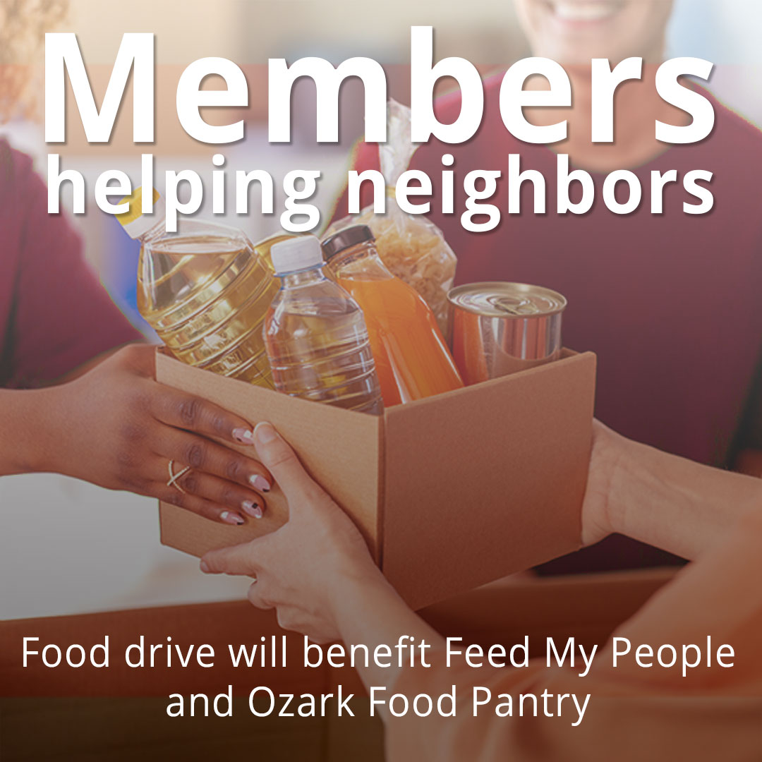 Members 1st Credit Union is teaming up with Feed My People and Ozark Food Pantry to help those in need this holiday season. Help your neighbors by donating food or cash through Nov. 29! Get details here: loom.ly/V3mgvCU.