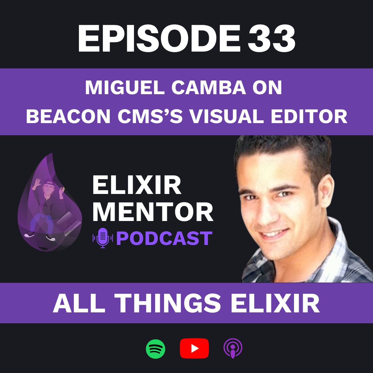 jacob_luetzow's tweet image. 🎙️ Join me tomorrow, 10am MT, w/ @MiguelCamba (@DockYard) discussing how he built @BeaconCMS's visual editor! Learn about empowering content creators through elegant UI design 🎨✨
Tune in: elixirmentor.com/events
#myelixirstatus #elixirmentor