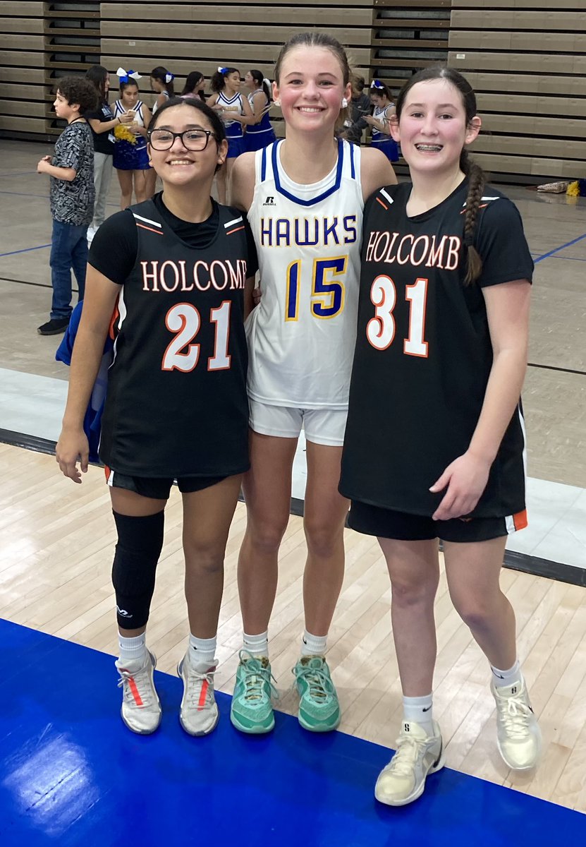 What a game it was! Loud gym, great atmosphere especially for a MS game. So fun watching these girls compete against each other, almost as fun as when they play together. Proud of them <a href="/magicbasketbal4/">Magic Basketball</a> <a href="/HGMSHawks/">Horace J. Good</a>