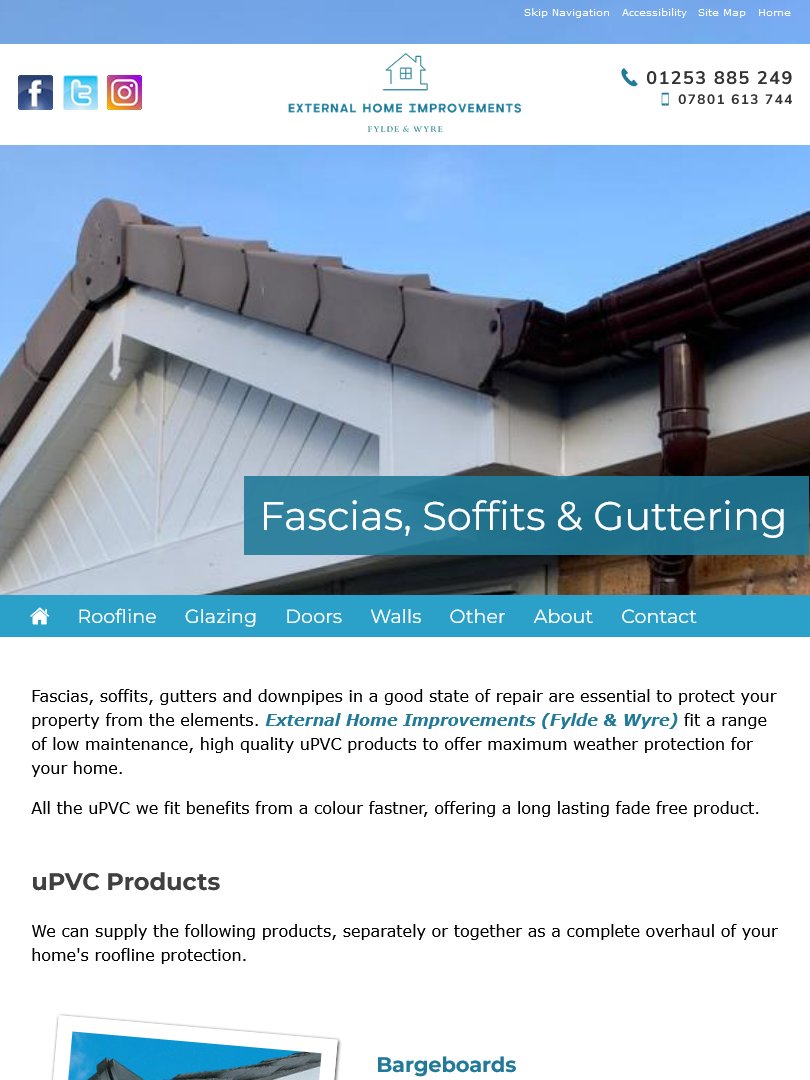 easierthanweb's tweet image. WEB DEVELOPMENT #POULTON-LE-FYLDE

Website designed for External Home Improvements (Fylde &amp;amp; Wyre).

Contact us for a quote for your business.

#PoultonLeFylde #Carleton #Staining #Stanah #GreatEccleston #LittleThornton #Skippool #Singleton

easierthan.co.uk/website-design…