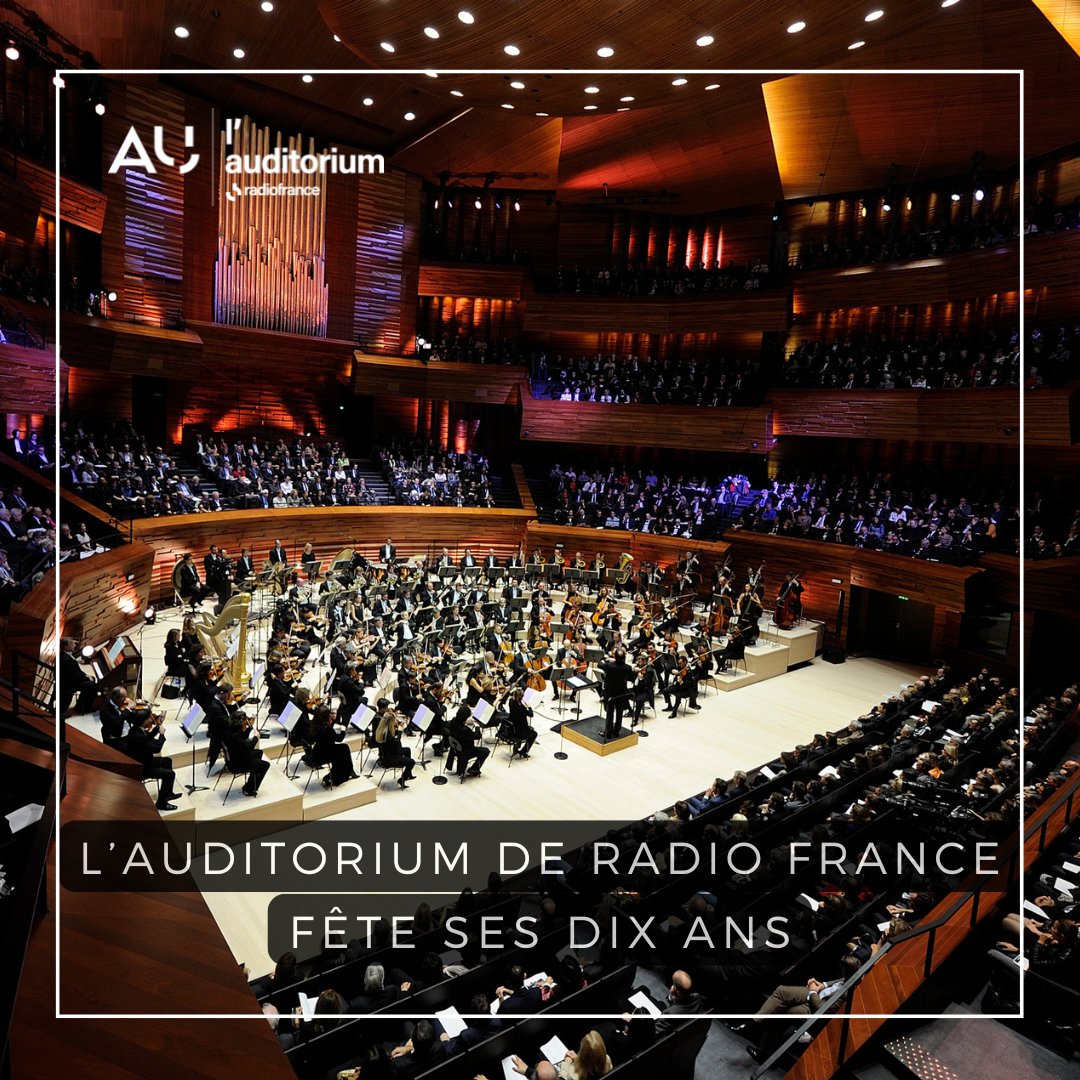 C'est une fête ! Dix ans tout juste que l’Auditorium de Radio France a ouvert ses portes. Bâti main dans la main par les cabinets architecture studio et nagata acoustics, l’Auditorium compte 1461 places et bénéfice d’une configuration unique.