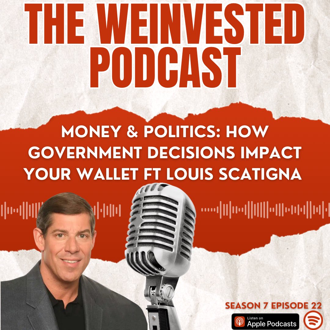 Lou Scatigna, CFP® has worked in the financial field for more than 36 years. During this time, he has helped a number of people manage their financial problems. #weinvested #podcast #investing