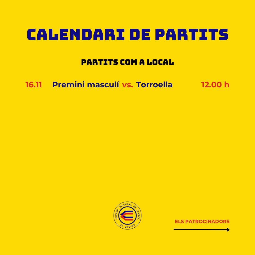 Club Bàsquet Grifeu-Llançà tweet media