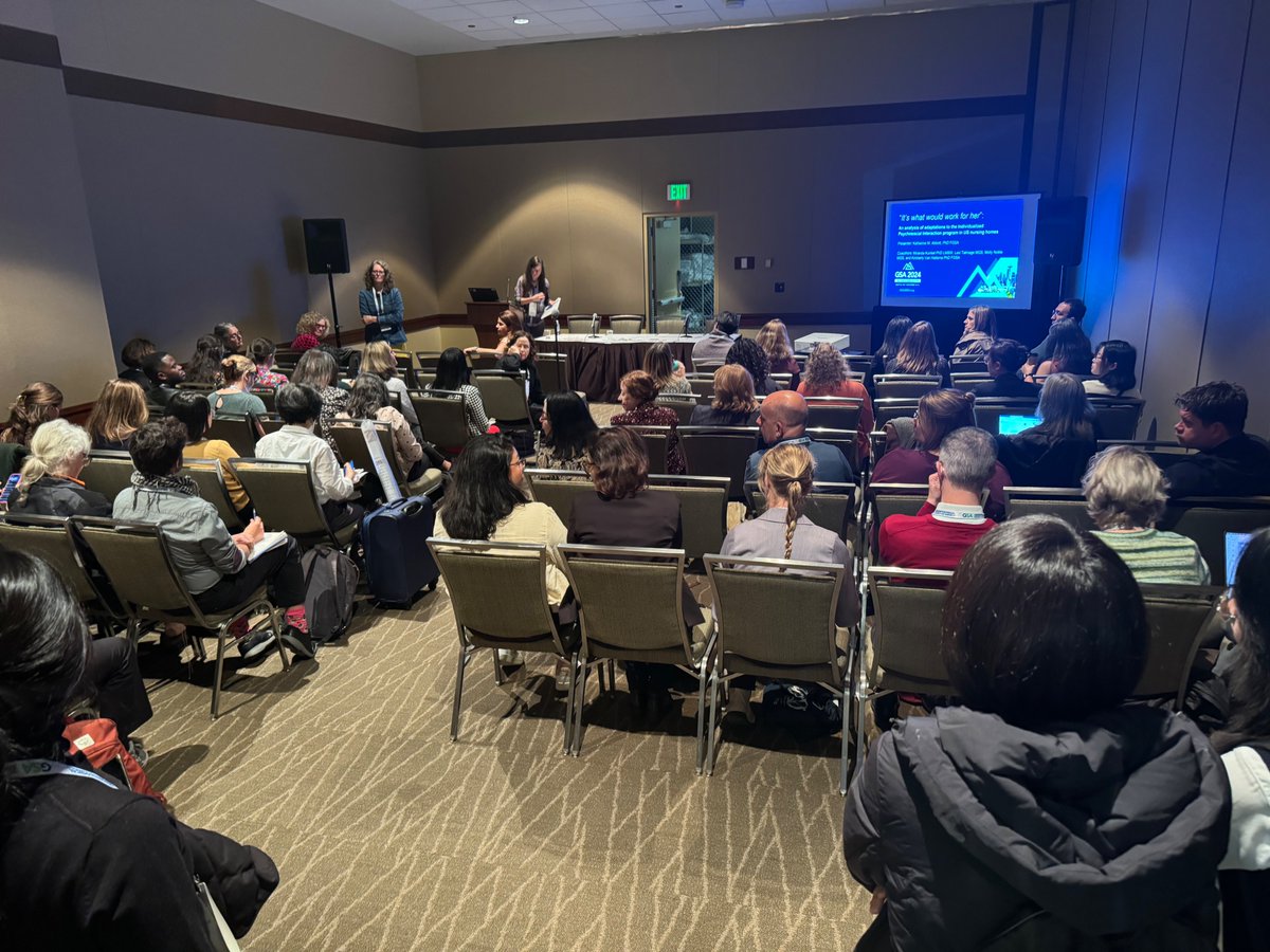 Great start to #GSA2024 with standing room only at our Implementation Science in Nursing Homes symposium! <a href="/CarpenterCoLab/">Carpenter Collaborative</a> <a href="/MarylandNursing/">UMSON</a> @IMPACTCollab1