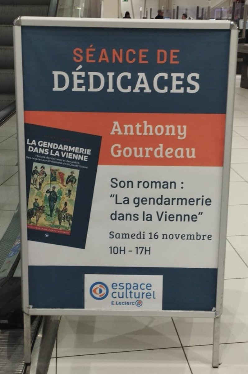 Retrouvez moi samedi 16 novembre à l'espace culturel Leclerc à Montmorillon. 😉