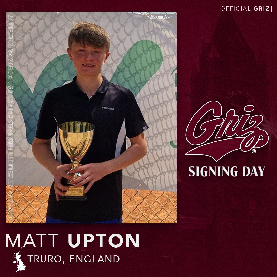 The Griz got another ace from England! 🏴󠁧󠁢󠁥󠁮󠁧󠁿

Help us welcome Matt Upton to Montana 👏

#GoGriz #GrizMTEN