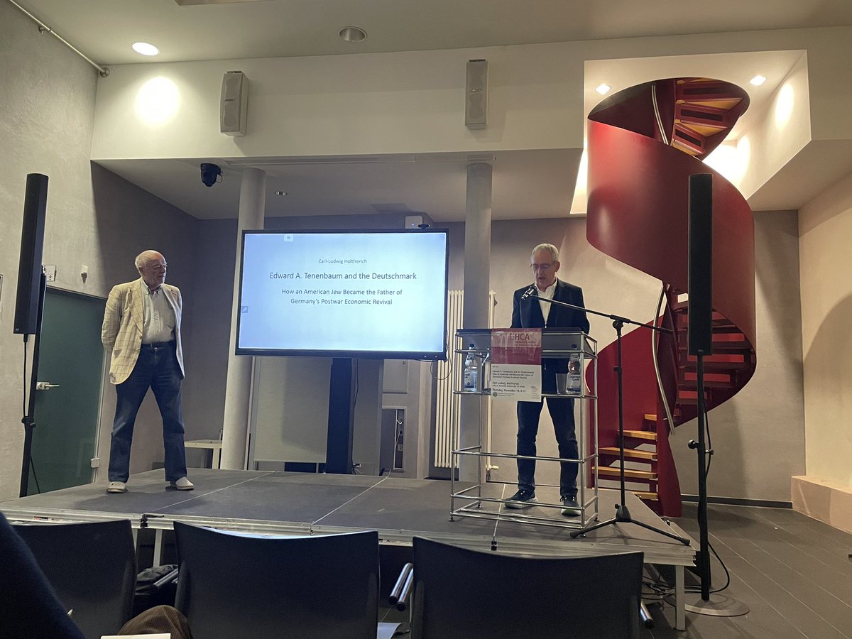 Tonight we are talking new books: Edward A. Tenenbaum and the Deutschmark - How an American Jew Became the Father of Germany‘s Postwar Economic Revival
#booktalk