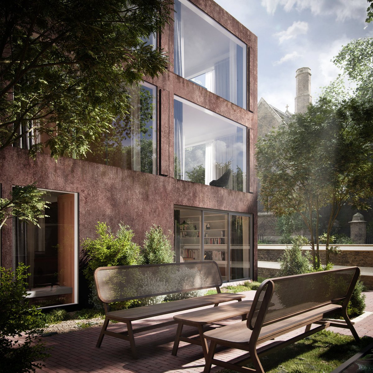 Nestled next to the historic Highgate Cemetery, we developed visualisations aimed at gently converting the area into a welcoming family residence, ensuring that the architectural vision of the building remains intact while enhancing its connection with the environment.