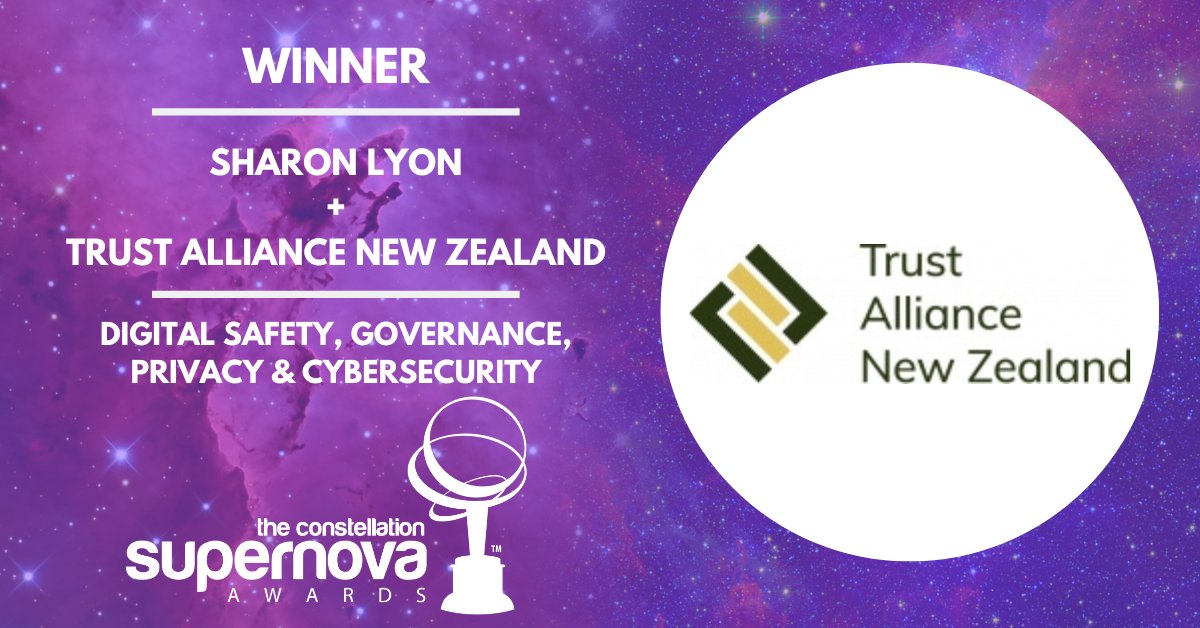 Constellation Research (@constellationr) on Twitter photo Outstanding work! <a href="/TrustAllianceHQ/">Trust Alliance New Zealand</a> won the #SuperNova2024 Award in Digital Safety, Governance, Privacy & Cybersecurity zurl.co/xr6Y <a href="/Steve_Lockstep/">Steve Wilson</a> @Chirag_Mehta #CCE2024 #privacy #dataprotection Outstanding work! <a href="/TrustAllianceHQ/">Trust Alliance New Zealand</a> won the #SuperNova2024 Award in Digital Safety, Governance, Privacy & Cybersecurity zurl.co/xr6Y <a href="/Steve_Lockstep/">Steve Wilson</a> @Chirag_Mehta #CCE2024 #privacy #dataprotection