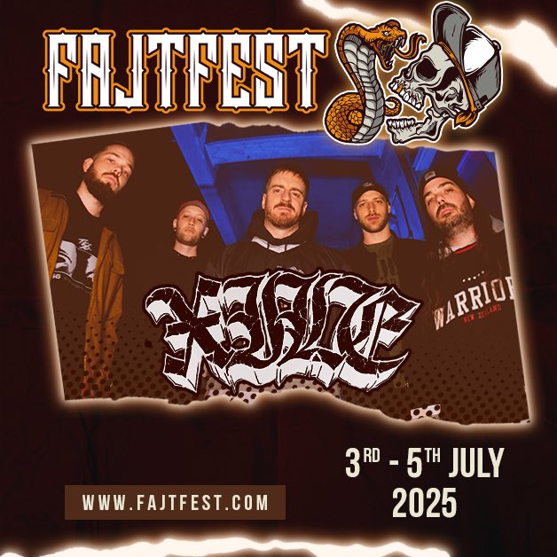 First show announcement of 2025! FAJTFEST in Czech 🇨🇿 Republic! Let’s goo - Kiwi 🥝 Style!