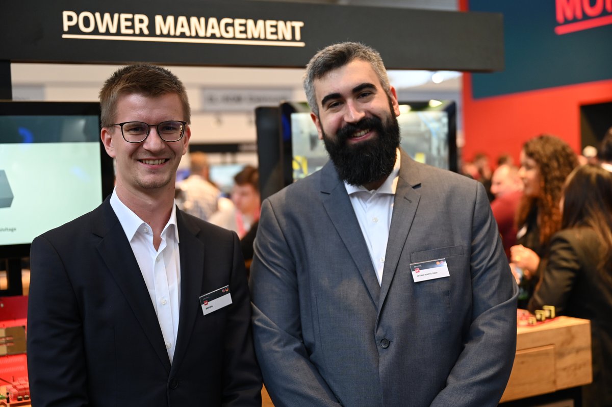 we_online's tweet photo. 3️⃣ days have flown by 💨 at #electronicaFair but we are still here for you! 

#WE_eiSos is glad to make customers happy w/ our booth concept regarding “more than you expect”. 
 
Tomorrow’s trade fair focus applies to a special group of people. Do you know who is meant? 🤔 #ele24 https://t.co/QPF3PNmrAt