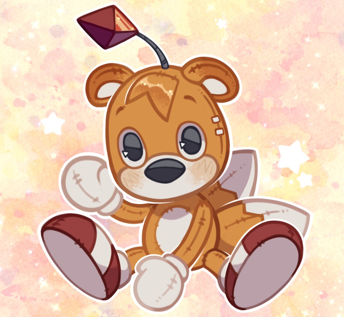 tails doll doodle because he is so cutes