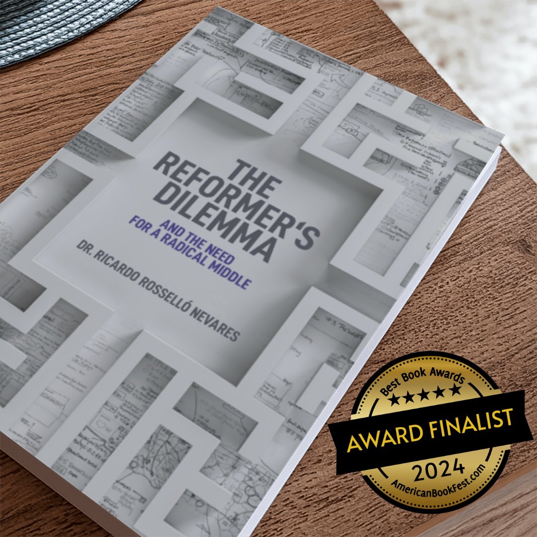 ricardorossello's tweet photo. Deeply honored to announce that 'The Reformer's Dilemma' has been selected as a finalist in the 21st Annual 'Best Book' Awards by American Book Fest! This recognition means so much because it validates what we've always known - that stories of reform, resilience, and the pursuit of equality resonate far beyond Puerto Rico's shores. Through this book, I aimed to share not just my experiences, but crucial lessons about the challenges of creating meaningful change in our democracy. To everyone who has supported this journey, who has engaged with these ideas, who believes in the power of reform - this recognition belongs to all of us.