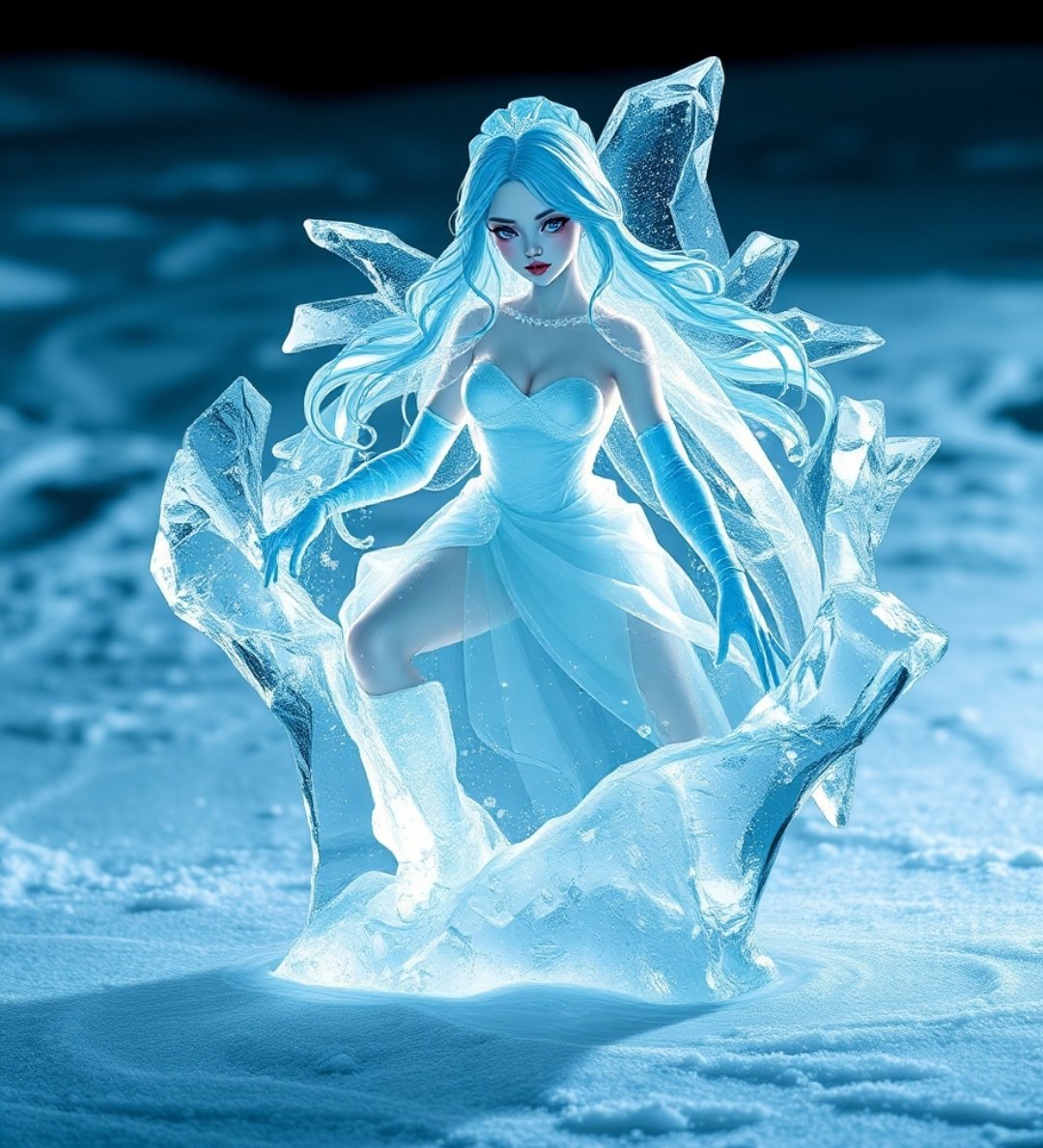 Ice Queen 
1/1 Ed 

Miracles happen 🕊️
objkt.com/tokens/KT1VHT3…