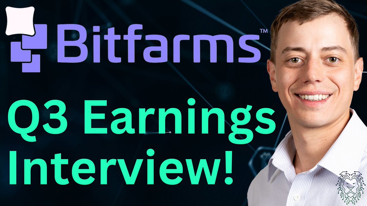 power_analys1s's tweet photo. Join us as #PowerMiningAnalysis welcomes Ben Gagnon @captainkeel CEO of @Bitfarms_io  and we discuss Q3 CEO Earnings and Latest Bitcoin Mining Stock News Today.
#Bitfarms #Bitcoin #BitcoinStocks #BITF #BITFStock $BITF #BitcoinMining #CheapStocks #BTC 

https://t.co/Cf6vo34npl https://t.co/tIwYYybXrC