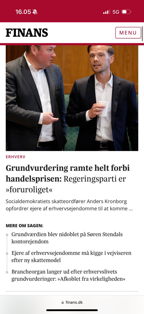 Cecilie Lund Vinther (@cecilie_lv) on Twitter photo “Foruroliget”. Sådan lyder det nu også fra politisk side om en konkret case, der viser, hvor skæve ejendomsvurderingerne på erhvervsejendomme er. Der er også mange ejere, der er foruroligede - og det der er værre - over deres vurderinger #dkpol <a href="/j_ellebye/">Jan Ellebye</a> <a href="/BjarkeRoed/">Bjarke Roed-Frederiksen</a> <a href="/EjendomDK/">EjendomDanmark</a> “Foruroliget”. Sådan lyder det nu også fra politisk side om en konkret case, der viser, hvor skæve ejendomsvurderingerne på erhvervsejendomme er. Der er også mange ejere, der er foruroligede - og det der er værre - over deres vurderinger #dkpol <a href="/j_ellebye/">Jan Ellebye</a> <a href="/BjarkeRoed/">Bjarke Roed-Frederiksen</a> <a href="/EjendomDK/">EjendomDanmark</a>