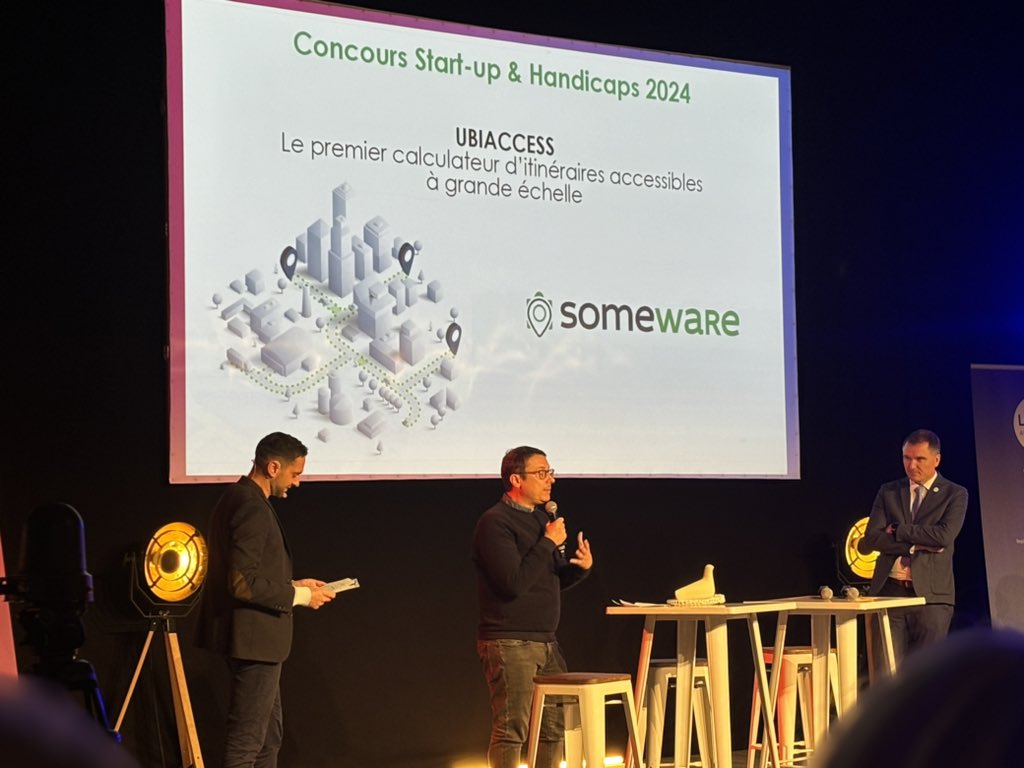 Forum #Lesaccessibles à #Lanester 
2 jours dédiés à l'#inclusion &amp; à l’#accessibilité avec les acteurs du handicap &amp; de l’#innovation du territoire 
4eme concours start up et handicap : @#Someware #Cowork’it 
Lorient Agglomération #HIT