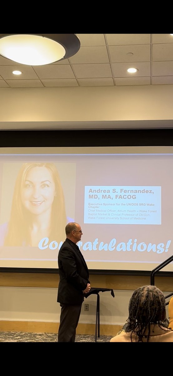 FerrisKeren's tweet photo. Congratulations to Andrea Fernandez, MD for the SRG Leader of the year and for UNIDOS Charlotte and Winston chapters for winning SRG of the year. https://t.co/CwDFHbevyT