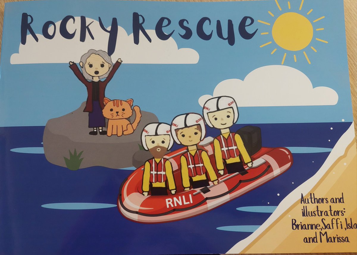 Congratulations to Isla, Saffi, Marissa &amp; Brianne for winning our <a href="/ypi_scotland/">YPI Scotland</a> Final Showcase. The girls wrote, illustrated &amp; published a children's book to raise awareness on sea safety &amp; RNLI. Along with the £3000 grant, their sales will raise a further £2000 for RNLI! #pbl