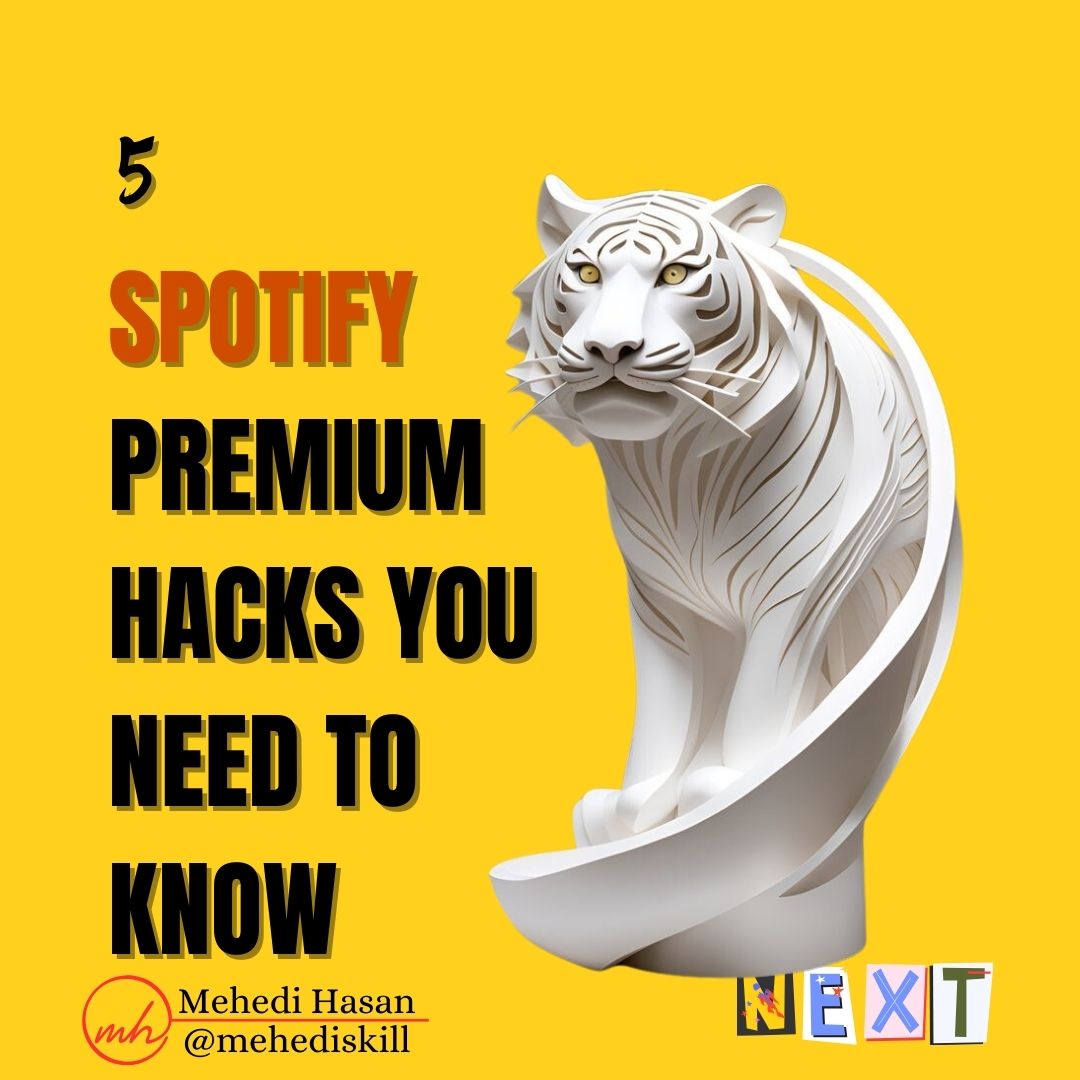mehediskill's tweet image. 5 Spotify Premium Hacks You Need To Know

Unlock the full potential of your Spotify Premium subscription with these 5 insider hacks! #mehediskill#SpotifyHacks #SpotifyPremium #MusicTips #StreamingHacks #SpotifySecrets #PremiumFeatures #MusicLovers