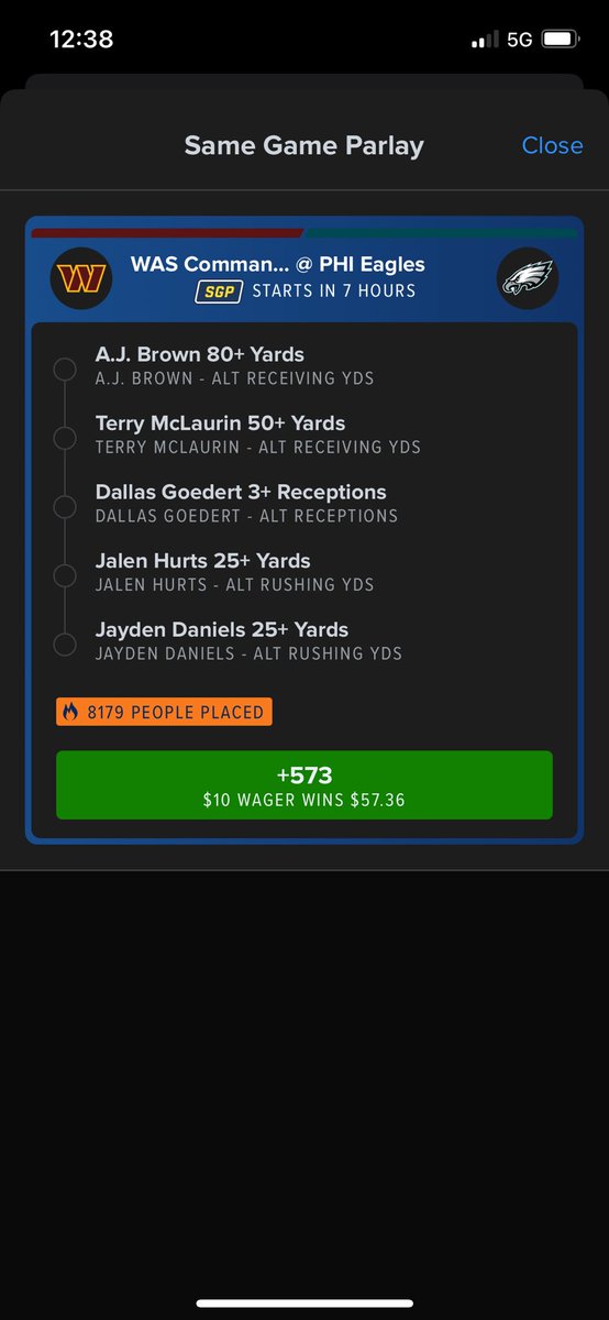 J18548180's tweet photo. @CodyBrownBets @CodyBrownBets trending on FD. https://t.co/O1e2VOUlSB